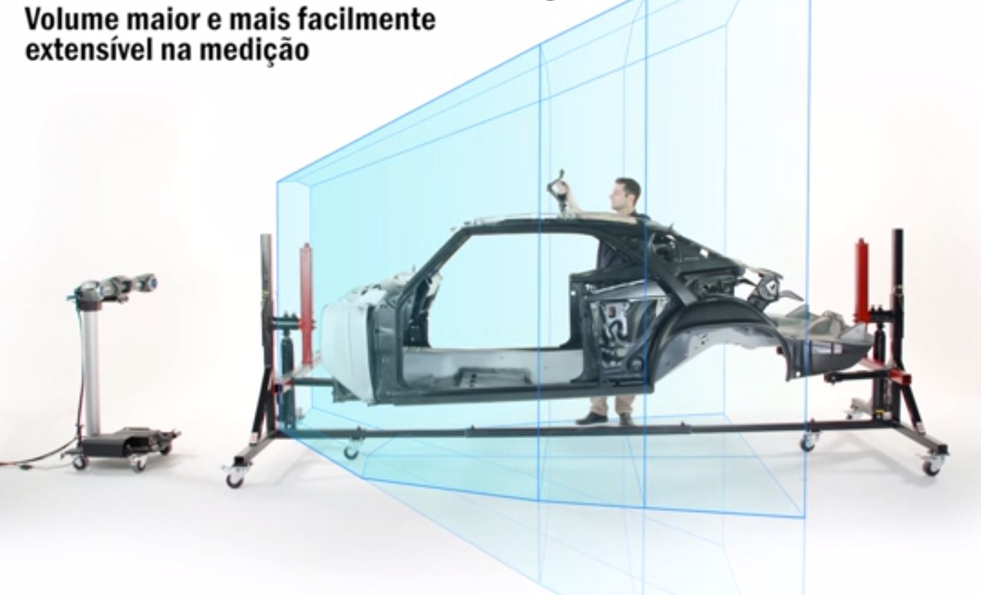 escaneamento 3D - máquina portátil