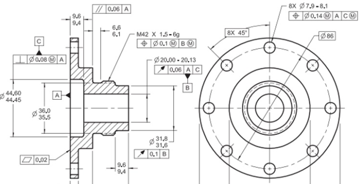 Medição Tridimensional - GDT PLANO