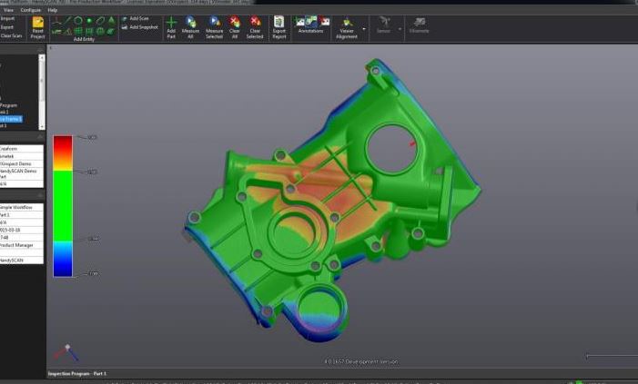 Escaneamento 3D-Medição Tridimensional - handyscan Black-relatorio