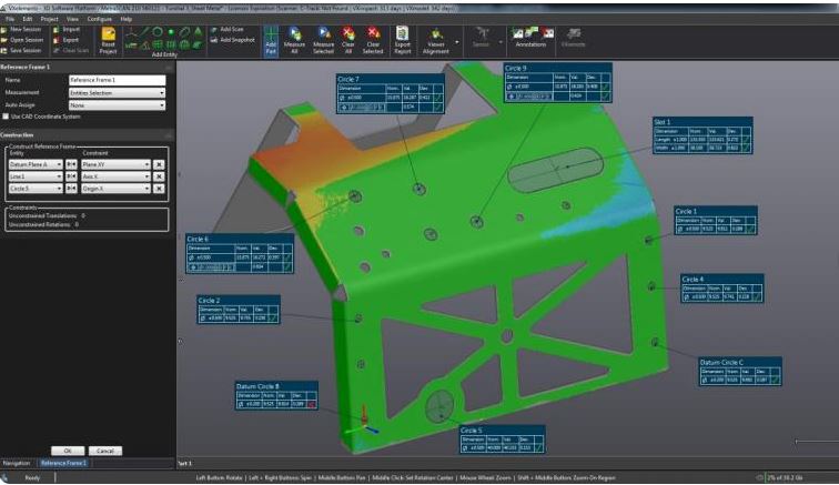 vx inspector - Escaneamento 3D